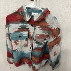 Aztec Patterned Women's Jacket